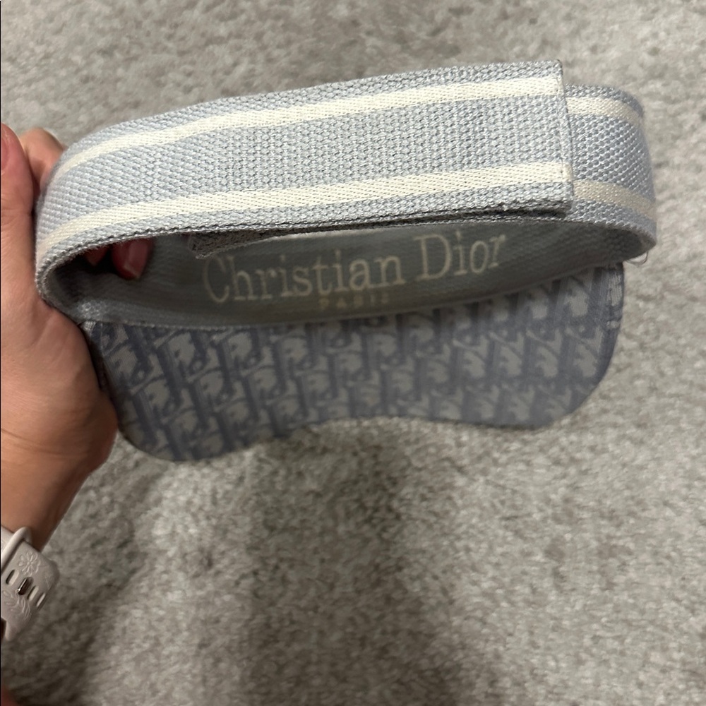 Christian Dior Obliqu Visor Gray Cotton - Picture 6 of 6